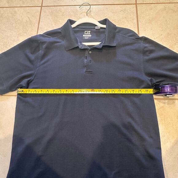 Cutter & Buck Polo Men’s Size Large Black CB Dry Tec Luxe Comfortable Golf Shirt - Picture 6 of 8